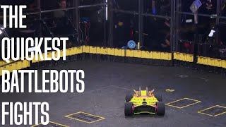 The Quickest KOs in BattleBots [upl. by Viccora868]