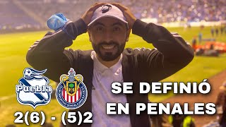 PUEBLA ELIMINA A CHIVAS EN PENALES  Puebla 2 6  5 2 Chivas 🎽🐐⚽️ [upl. by Nomihs686]