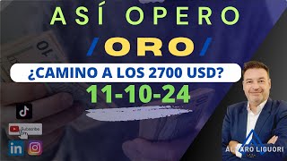 ORO Corto plazo ¿Camino a los 2700 usd [upl. by Einor]