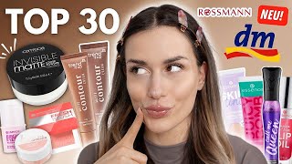 Die 30 BESTEN Produkte aus der Drogerie Makeup Must Haves [upl. by Dorisa]