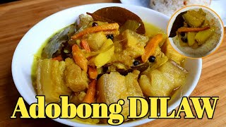 ADOBONG DILAW  EASY RECIPE Pork Liempo [upl. by Nosae579]