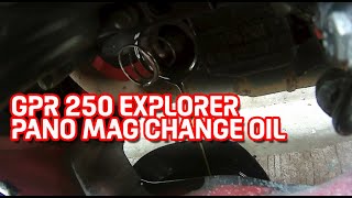 Motorstar GPR 250 Explorer paano magchange oil [upl. by Dub271]