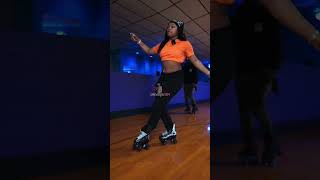 Mic’d Up She Was Definitely Out Of Breath At The End😭🔥 rollerskatingdaily micdup funnyvideo [upl. by Ahsilet715]