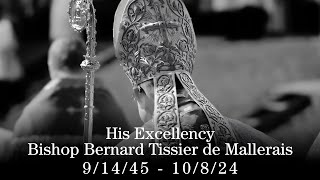 His Excellency Bishop Bernard Tissier de Mallerais 91445  10824 [upl. by Schatz]