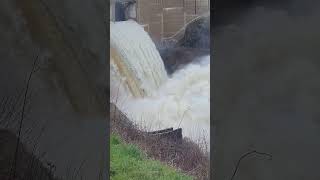 barrage de grangent en crue nature crue meteo funnyvideos [upl. by Hindorff]