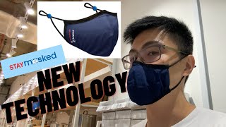 Free Mask By The Temasek Foundation SG is Different  Munk Munk Reviews Livinguard Mask  MAR 2021 [upl. by Gelasias368]