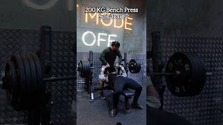 200 KG Bench Press Transformation [upl. by Theran]