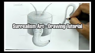 Surrealism Art  Drawing Tutorial [upl. by Kingsley61]