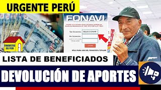 LINK OFICIAL FONAVI SIGA ESTOS PASOS Y VERIFIQUE SI RECIBIRÁ LA DEVOLUCIÓN FONAVISTA5 ONP [upl. by Neff]