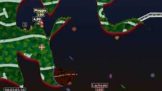 Worms Armageddon  Lethal Cluster Bomb [upl. by Kaufmann772]