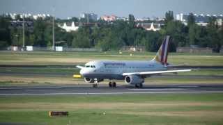 Germanwings Lufthansa Airbus A319132 DAGWF  Take Off  Flughafen Berlin Tegel [upl. by Llennoj]