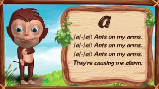 Learn the Alphabet with Jolly Phonics  The ABCD song  Nursery Rhymes For Kids [upl. by Butterfield713]