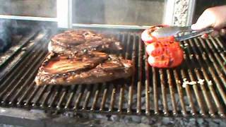 Using the Uruguayan Grill for Sirloin Steaks [upl. by Serafine]