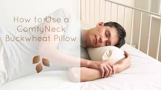 How to use a Buckwheat Neck Pillow Side Sleepers [upl. by Nataniel]