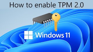 Windows 11 and TPM 20 Explained How to Enable TPM  PTT on your PC [upl. by Redman]