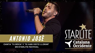 Starlite2021  Antonio José canta Tu boca  Te han visto llorar [upl. by Vig]