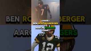 Who Is Better Ben Roethlisberger or Aaron Rodgers nfl football shorts [upl. by Melva]