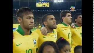 Himno Nacional de Brasil Copa Confederaciones [upl. by Erdreid320]