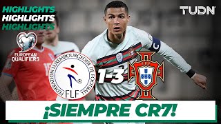 Highlights  Luxemburgo 13 Portugal  UEFA European Qualifiers 2021  TUDN [upl. by Fogg264]