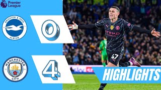 Brighton vs Man City 04  All Goals amp Highlights  Premier League 2324mp4 [upl. by Htebazil]