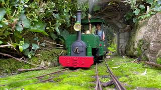 78ths Live Steam Garden Railway  A Converted Locobox Sophie [upl. by Nyvets105]