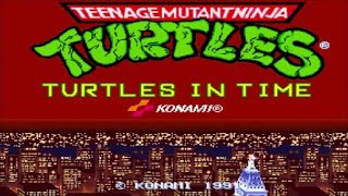 TMNT Turtles in Time 2 player coop full game 121523 [upl. by Hopper]