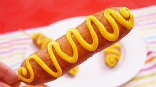 How to Make Corn Dogs Easy Corn Dogs Recipe From Scratch Diane Kometa  Dishin With Di Ep 142 [upl. by Hesther]