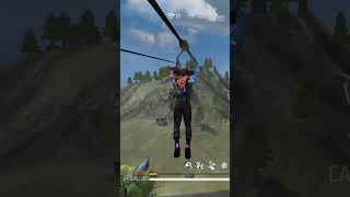 Zipline game on enemy freefire garenafreefire totalgaming funny skgamer7 freefirefreefire [upl. by Juback]