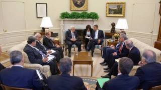 President Obama Meets with Palestinian President Abbas [upl. by Ofloda554]