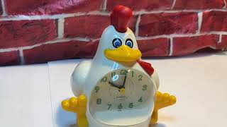 Rare Vintage Rooster Alarm Clock [upl. by Ruddie]