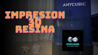 Impresión 3D resina 🖨️👾 Anycubic photon mono2  primeros pasos [upl. by Marcellus]