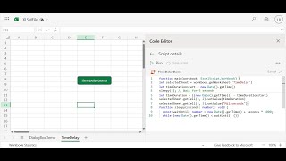 Adding a Time Delay to Office Scripts Code [upl. by Brooke]