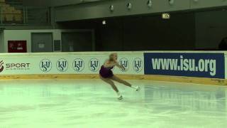 15 Beata PAPP FIN  ISU JGP Austria 2011 Junior Ladies Short Program [upl. by Geraint]