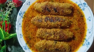 Soyabean Seekh Kebab Masala Recipe  Soya kebab [upl. by Royden]