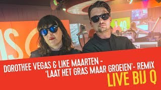 Dorothee Vegas amp Like Maarten  Laat Het Gras Maar Groeienremix I Live bij Q [upl. by Deerdre652]