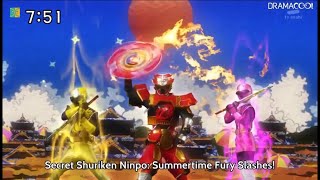 Ninninger vs Jukkarager and Yokai YukiOnna Shuriken Sentai Ninninger [upl. by Aileme]