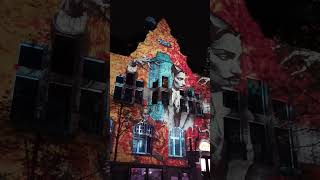 Recklinghausen leuchtet 2024 🤩 ruhrgebiet recklinghausen light lightfestival city night [upl. by Yanehs]