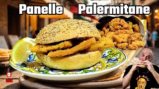 Panino con Panelle Palermitane Irresistibile Street Food [upl. by Akienom]