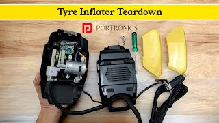 Portronics Tyre Inflator Teardown  Tyre Inflatior Teardown  How to Repair Tyre Inflator [upl. by Aitam]