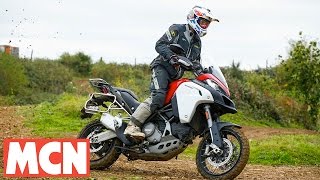 Off road Adventure Bike Battle  Feature  Motorcyclenewscom [upl. by Nojid254]