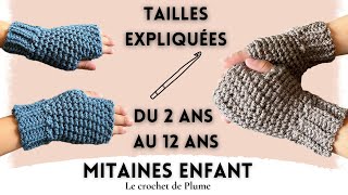 Comment faire des MITAINES au crochet SANS COUTURE  Facile Rapide Pas cher  Lou Passion ⭐️ [upl. by Nezah220]