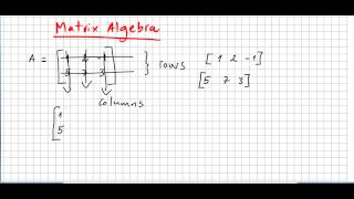 Linear Algebra 48 Matrix Algebra Introduction [upl. by Jessamine]