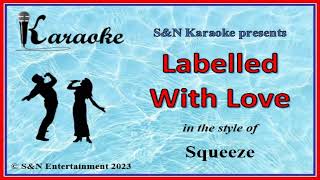 SampN Karaoke  Squeeze  Labelled With Love [upl. by Atiuqa]