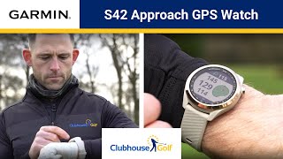 Garmin Approach S42 GPS Watch [upl. by Phila879]