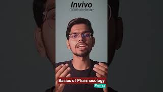 INVIVO AND INVITRO kya hota hai 🔥 Basics of Pharmacology Part14 shorts [upl. by Rhoades]