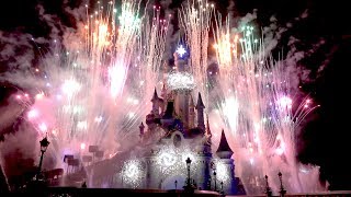 Disney Illuminations FULL Fireworks Projection Show Spectacular at Disneyland Paris Infinity View [upl. by Ssalguod964]