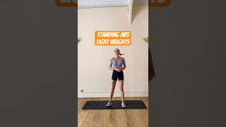 Standing ABS absworkout abworkout standingabsworkout standingabs workout shorts [upl. by Neerbas]