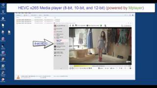 HEVC x265 media player 8bit 10bit and 12bit [upl. by Remliw]