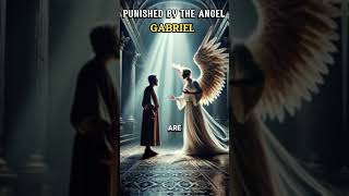 The Mute Prophet Angel Gabriels Punishment  BIBLE STORIES biblestory shorts viralvideo fyp [upl. by Eniawed737]