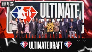 NBA 75 Ultimate Draft  NBA on TNT [upl. by Odlanyar]